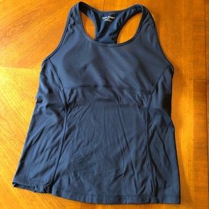 Tory Burch Dark Navy Blue Tank Top